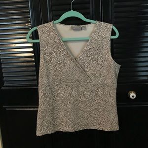 Croft & Barrow Stretchy Sleeveless Tan Shirt